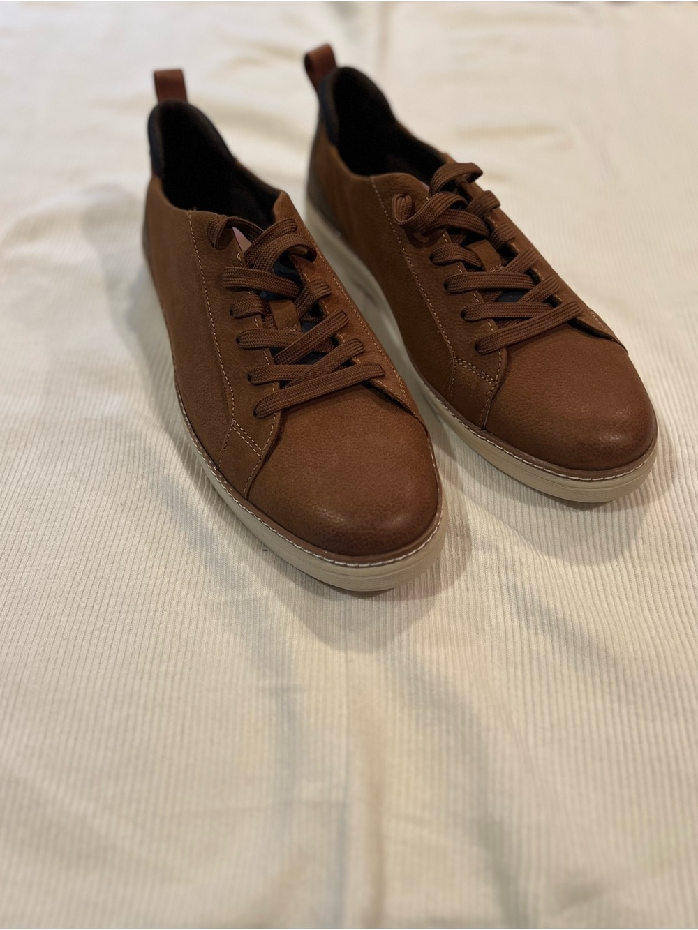 Dr. Scholl's Execute Sport Brown Low-Profile Lace-Up Casual Sneakers - Sz 10M